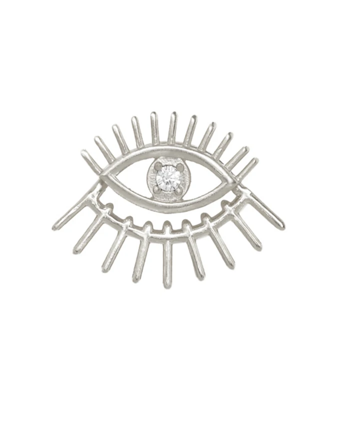 ΣΚΟΥΛΑΡΙΚΙΑ EYE -D ΑΣΗΜΙ Σκουλαρίκια