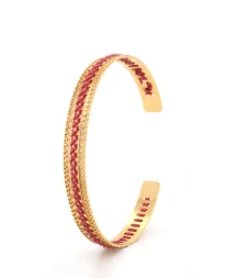 ΒΡΑΧΙΟΛΙ STAVROVELONIA ΧΡΥΣΟ DUSTY CORAL Βραχιόλια Χεριού