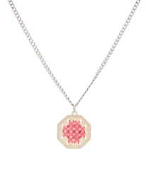 ΚΟΛΙΕ MOTIVO ΑΣΗΜΙ DUSTY CORAL Κολιέ