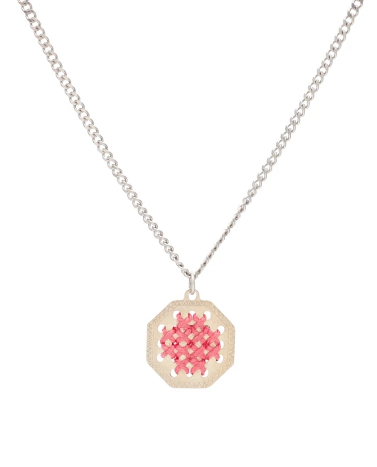 ΚΟΛΙΕ MOTIVO ΑΣΗΜΙ DUSTY CORAL Κολιέ