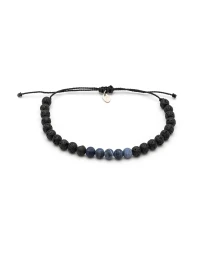 ΑΝΤΡΙΚΟ ΒΡΑΧΙΟΛΙ FIVE BEADS ΛΑΠΙΣ