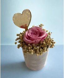 Βελούδινο Κουτί με Forever Rose για τη Μαμά Forever Roses
