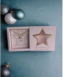 GIFT BOX ΚΑΛΗ ΧΡΟΝΙΑ ΚΟΛΙΕ ZIRCON STAR 25 ΠΡΑΣΙΝΟ Δώρα