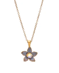 ΚΟΛΙΕ MINI FLORET ΓΚΡΙ ΧΡΥΣΟ Κολιέ