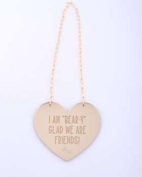 Βελούδινος Αρκούδος Beary “I am Beary glad we are Friends” - Medium 28cm