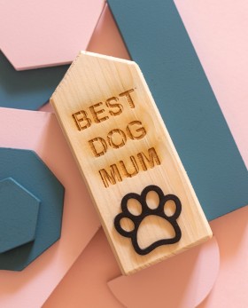 Επιτραπέζιο Γούρι Σπιτάκι Best Dog Mum