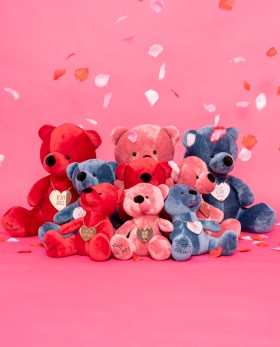 Βελούδινος Αρκούδος Beary “I Love you Beary Much” - Medium 28cm