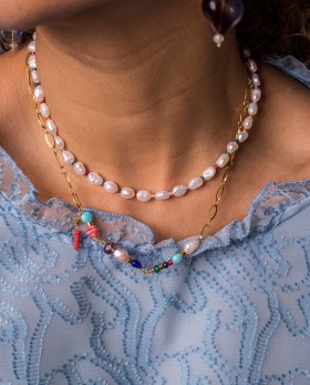 Κολιέ Zirgoned Pearls