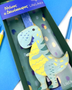 Λαμπάδα Ντίνος ο Δεινόσαυρος σε κουτί