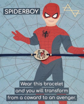 Charm Spiderboy Ασημί