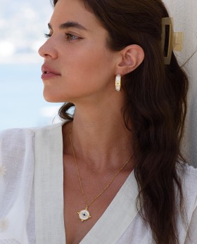 Μοντέρνα σκουλαρίκια Capri
