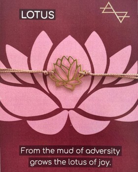 Charm Lotus Χρυσό