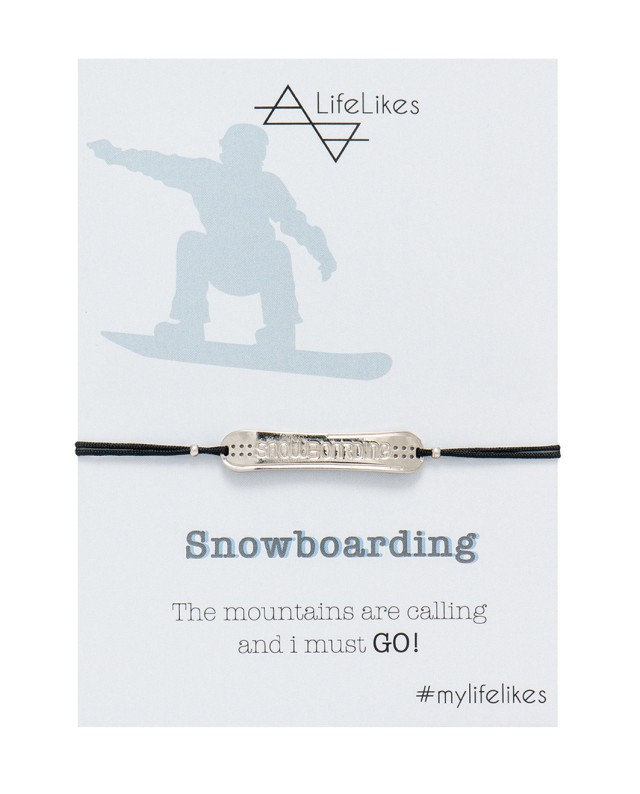 Charm Snowboard Ασημί