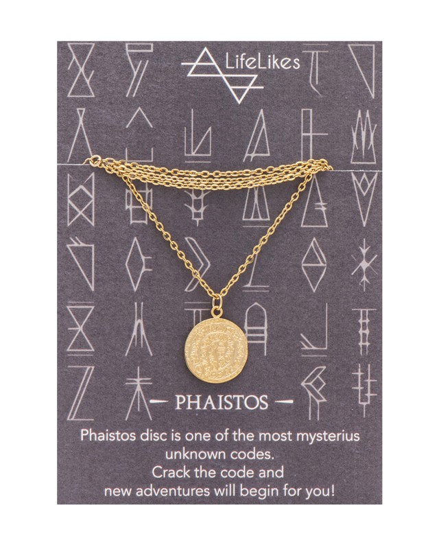 Phaistos Necklace Χρυσό