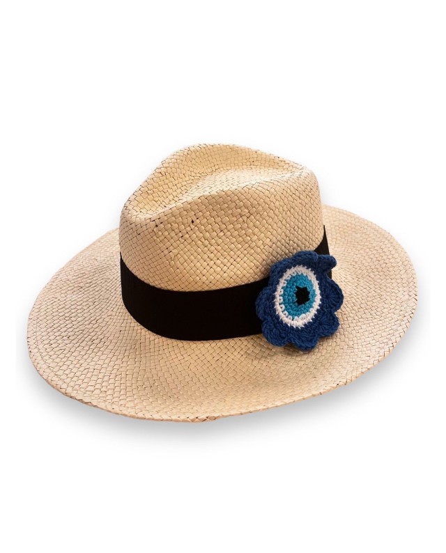 Καπέλο Happy Flower Πλεκτό Μάτι