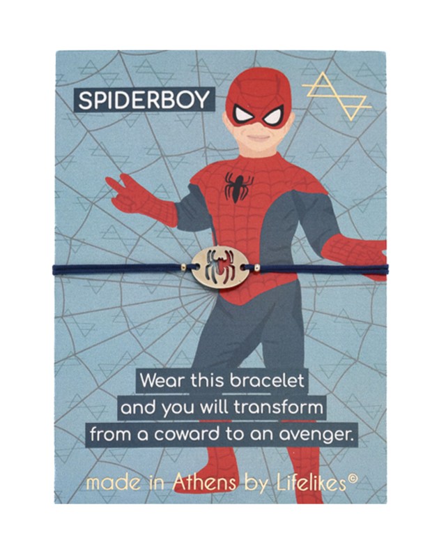 Charm Spiderboy Ασημί