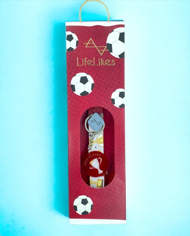 Λαμπάδα Ποδοσφαιρο σε κουτί Κόκκινο