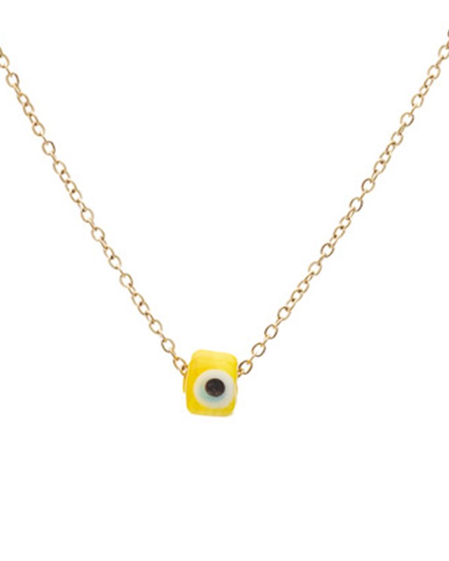 Κολιέ Murano Eye Κίτρινο