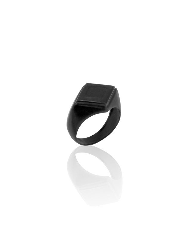 Δαχτυλίδι The Black Ring Μαύρο