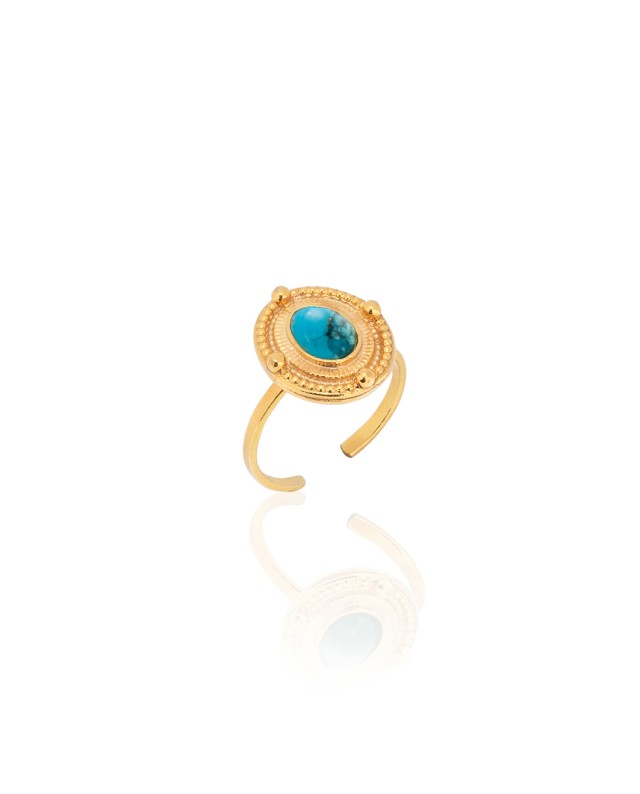 Δαχτυλίδι Mademoiselle Χρυσό Τυρκουάζ