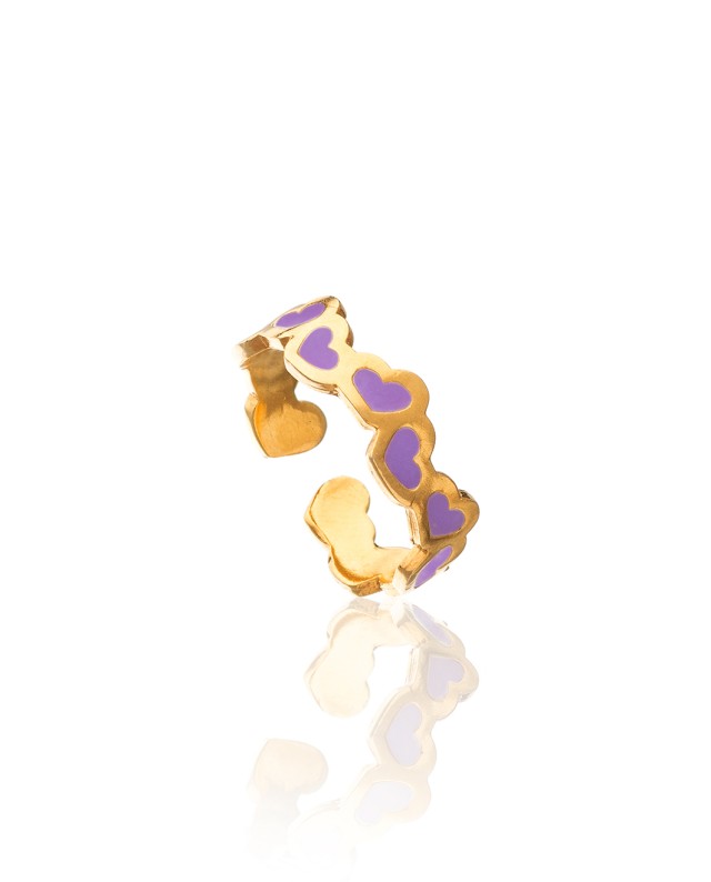Δαχτυλίδι Kardoules Lila Χρυσό