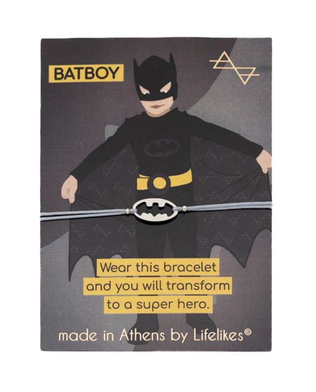Charm Batboy Ασημί