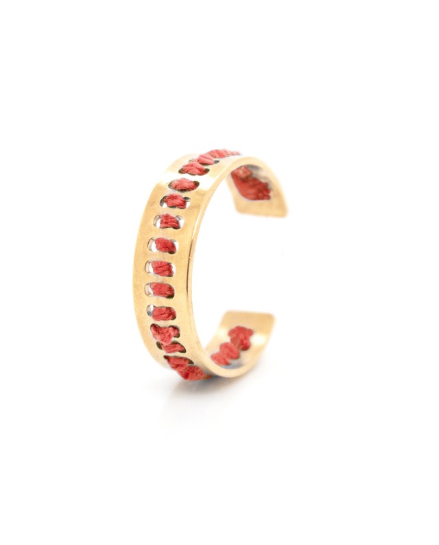 Δαχτυλίδι Monovelonia Χρυσό Κοραλλί
