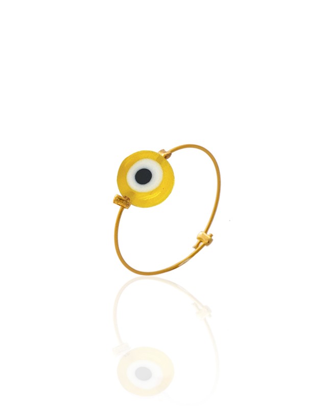 Δαχτυλίδι Eye Wish Κίτρινο