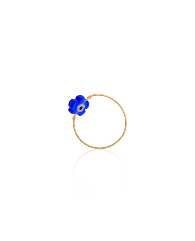 Δαχτυλίδι Flower Eye Wish Μπλε