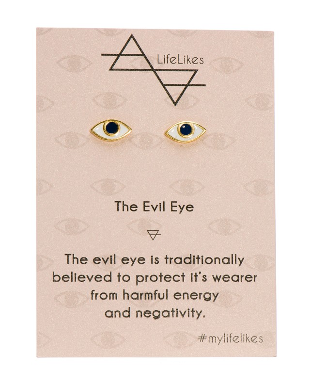 Σκουλαρίκια The Evil Eye Χρυσό