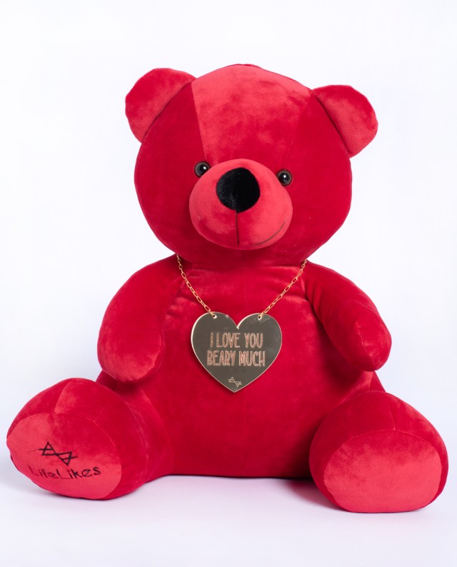 Βελούδινος Αρκούδος Beary “I Love you Beary Much” - Large 40cm